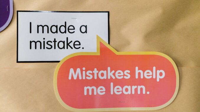 mistakes mistakes