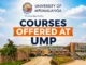 ump courses